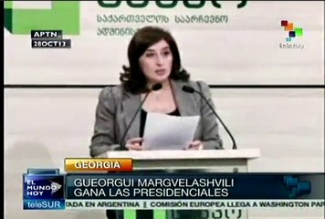 Margvelashvili gana las elecciones presidenciales en Georgia