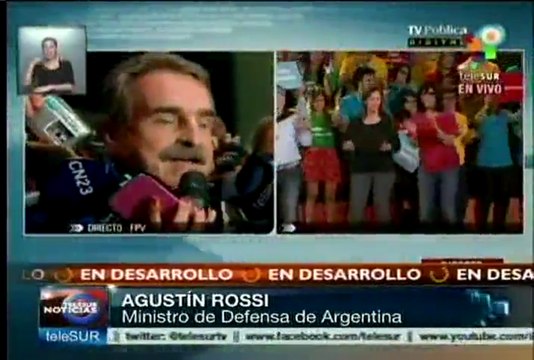 Cristina Fernández gobernará Argentina hasta el 2015: ministro Rossi
