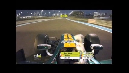 Jules Bianchi in action in GP2: Abu Dhabi 2011