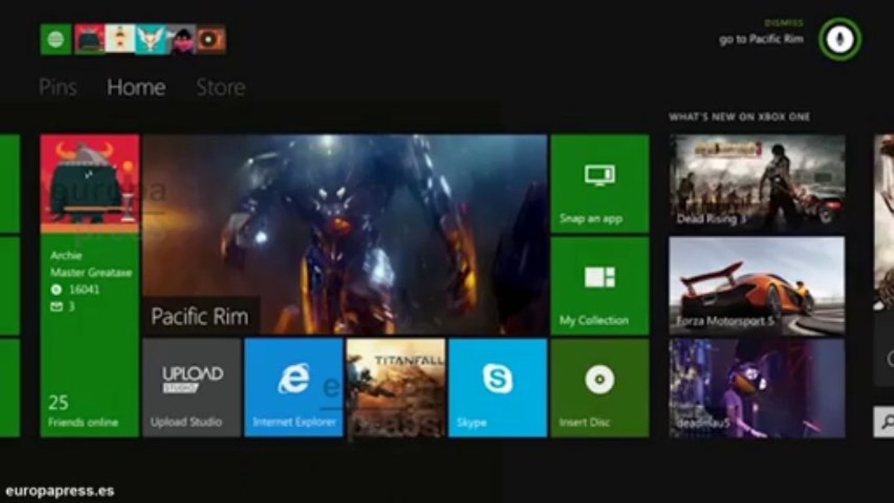 Microsoft muestra cómo será navegar por la Xbox One
