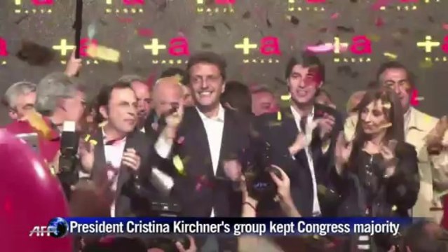 Argentina's ailing Kirchner takes hit in midterm vote