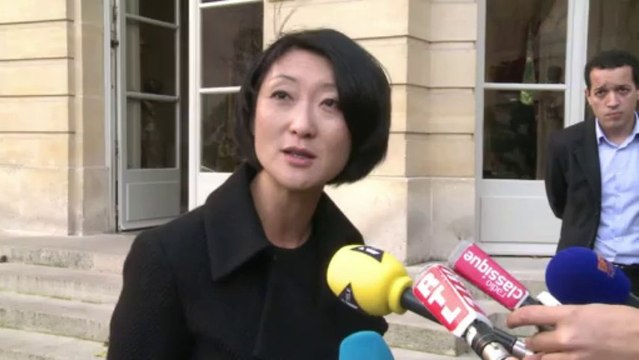 Fleur Pellerin à Matignon avec des entrepreneurs