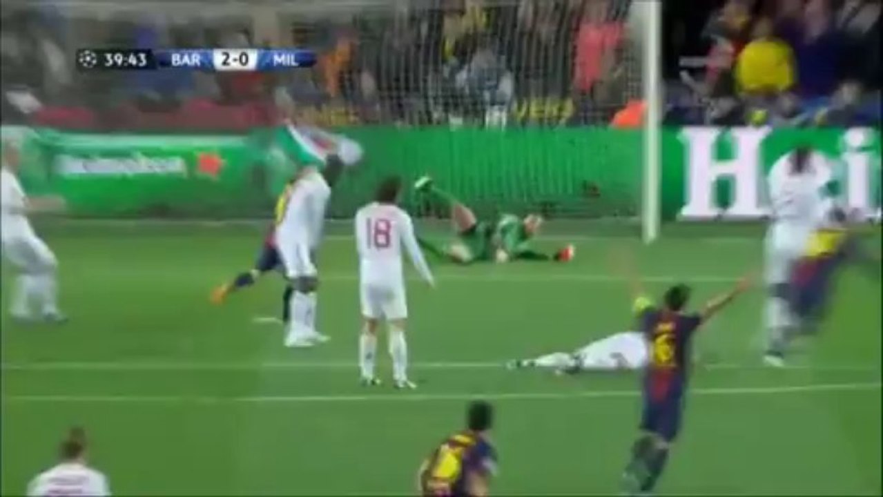 FC Barcelona - AC Milan 4:0 (12.03.2013) Liga Mistrzów - 1/8 finału, rewanż