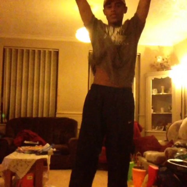 Parkesy doing John Cena Entrance during WWE Hell In A Cell