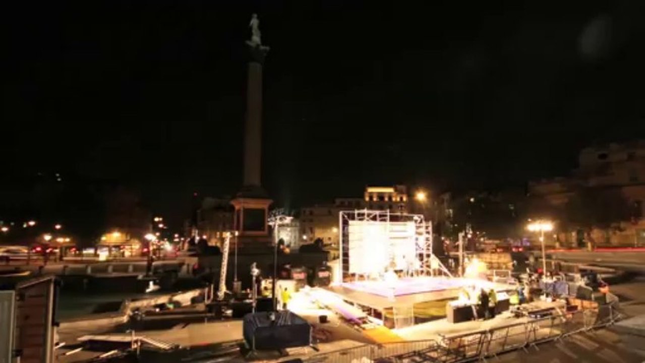 Tablette tactile géante à Londres : Time Lapse de sa Fabrication! By Microsoft!
