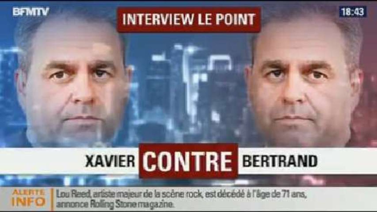 L'interview de  Xavier Bertrand par Étienne Gernelle du Point - 27/10 3/6