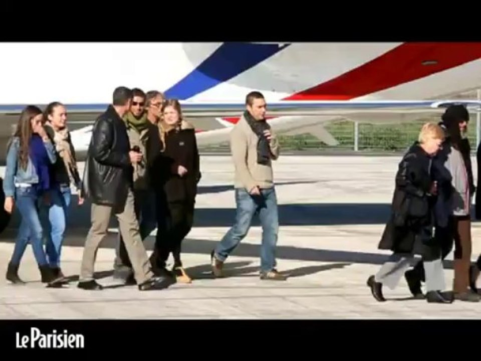 Arrivée des ex-otages: " le début d'une nouvelle vie "