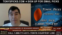 Seattle Seahawks vs. Tampa Bay Buccaneers Pick Prediction NFL Pro Football Odds Preview 11-3-2013