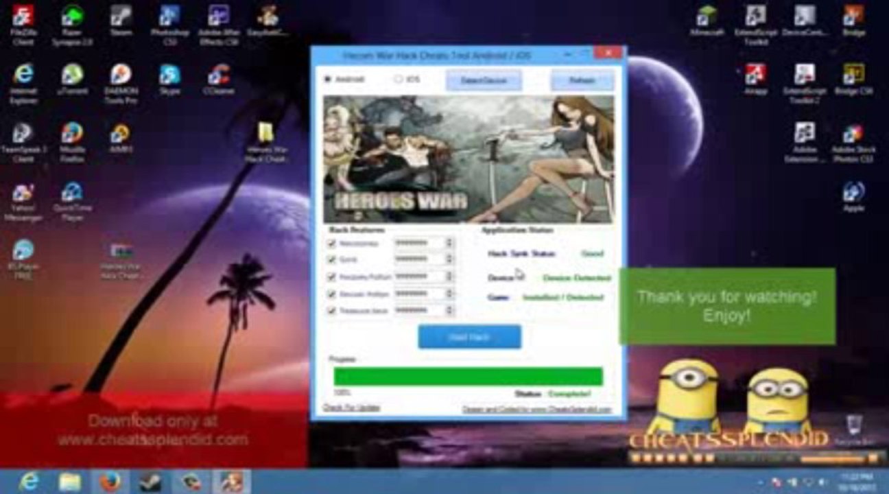 ▶ Heroes War Hack Pirater - Link In Description 2013 - 2014 Update