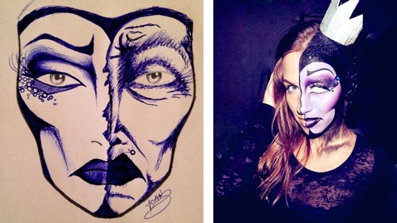 Maquillage Halloween : Sorcière Maléfique