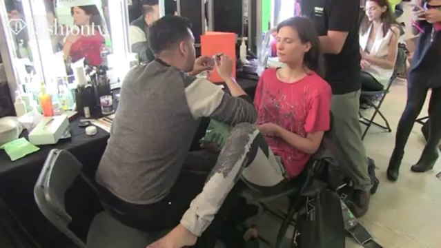 Matthew Williamson Hair & Makeup Spring 2014 at London Fashion Week | FashionTV