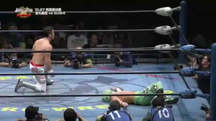 Yoshinobu Kanemaru © vs. SUSHI (AJPW)