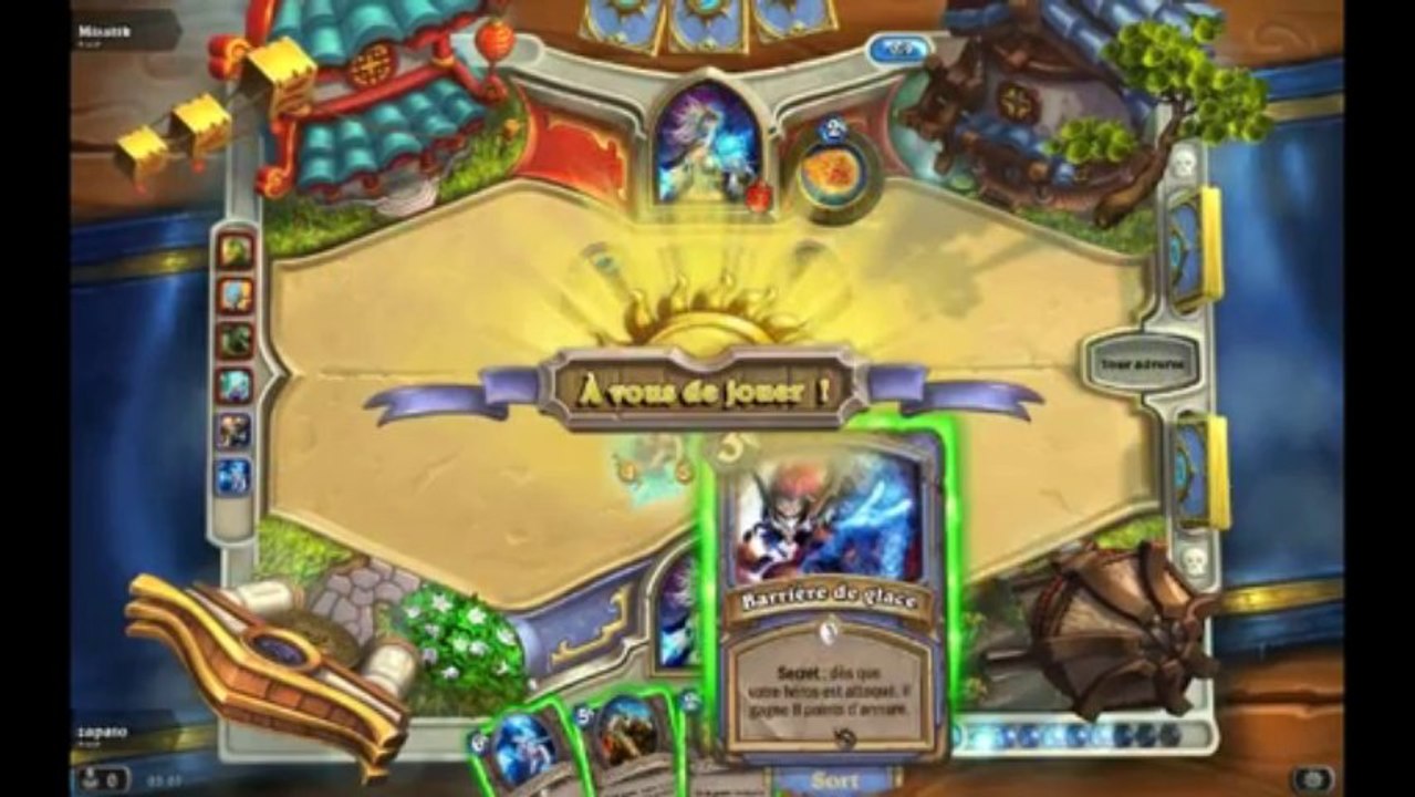petite partie de Hearthstone