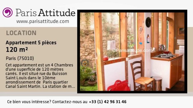Appartement 4 Chambres à louer - Belleville, Paris - Ref. 514