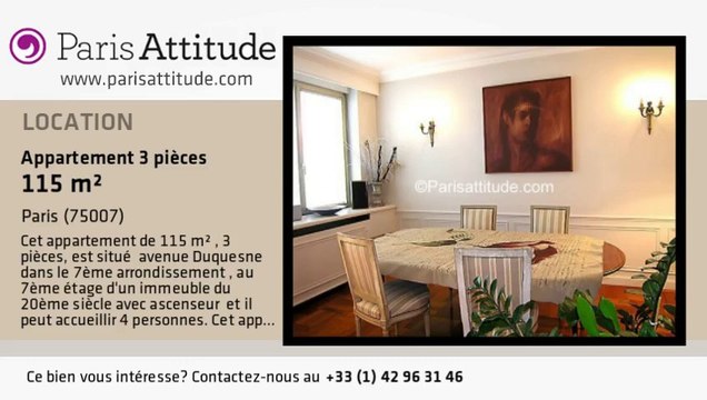 Appartement 2 Chambres à louer - Ecole Militaire/Unesco, Paris - Ref. 3001