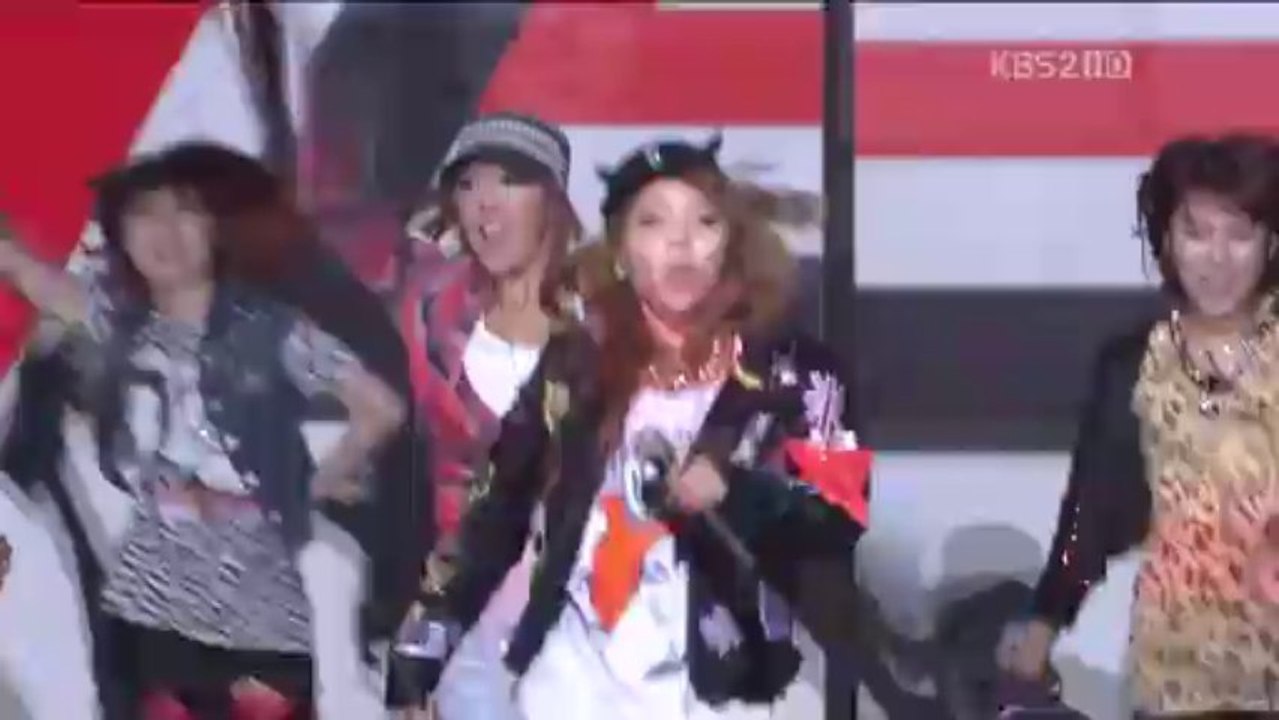 121228 Ailee (에일리) - Heaven + Just Dance (Lady Gaga) @  KBS Gayo Daejun