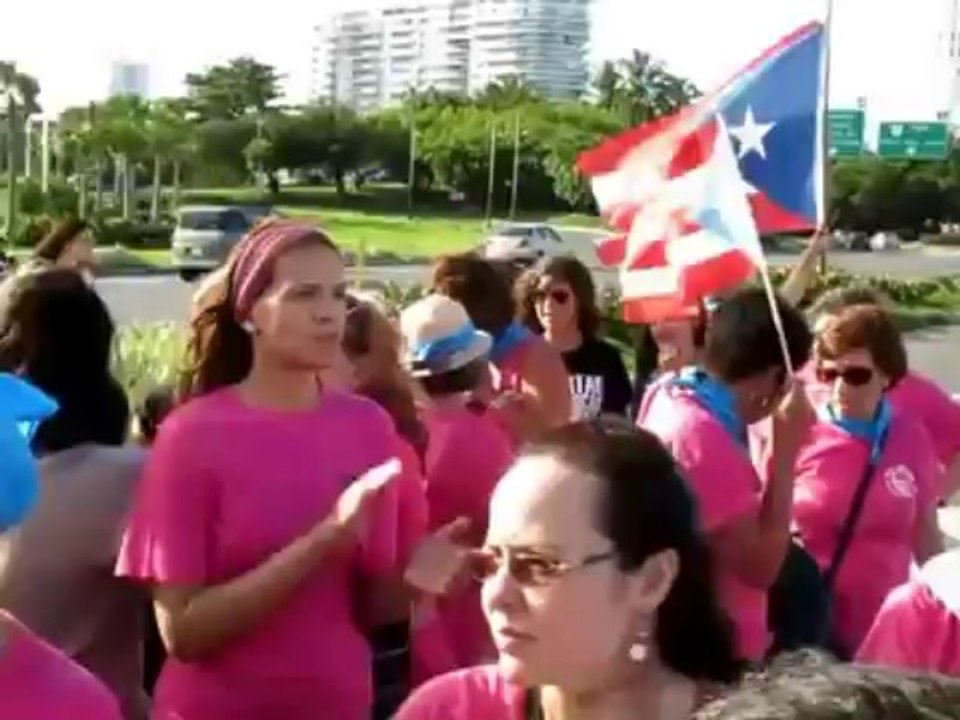 Trabajadoras Sociales con Oscar López Rivera
