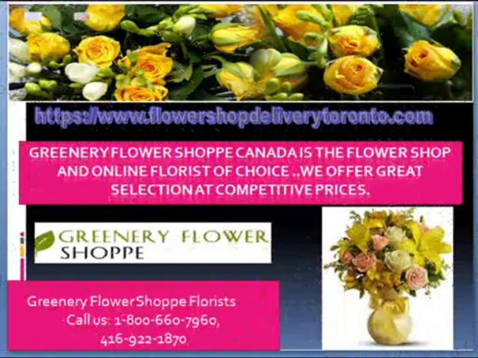 Flower delivery toronto