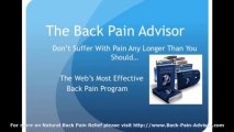 Natural Back Pain Relief - How to Find Relief & Education on Natural Back Pain Relief