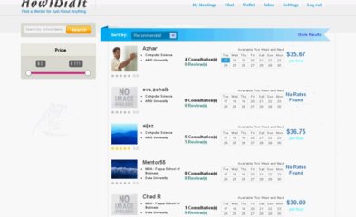 Mentee booking process