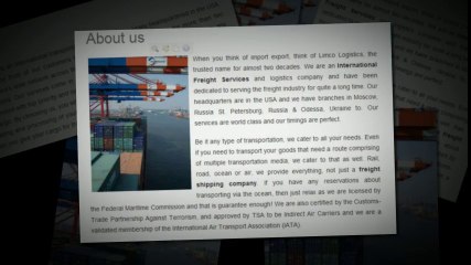 Limco Logistics, Inc. Is One of the Premier International Shipping Companies in the World