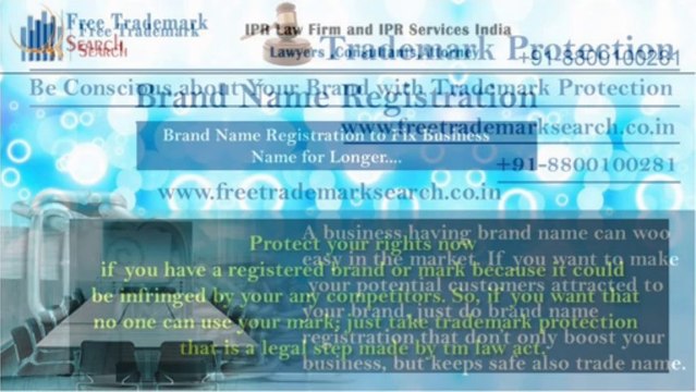 Trademark Registration in India FreeTrademarkSearch.co.in