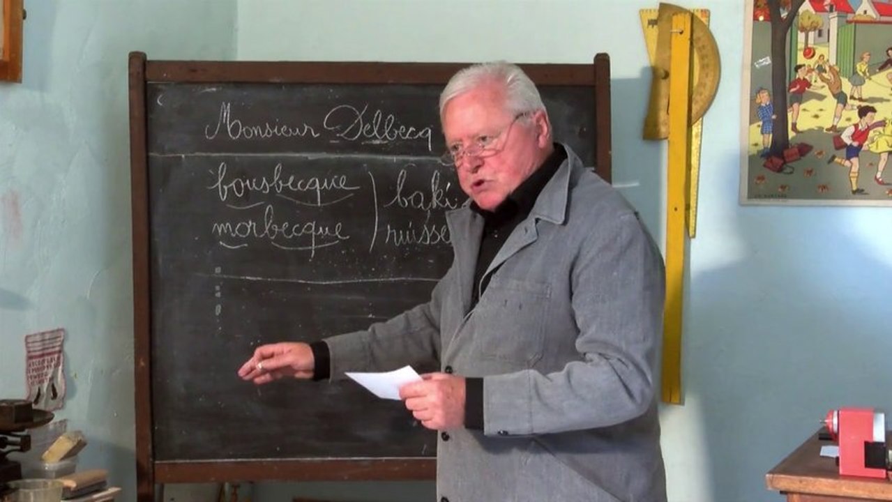 Leçon de patois de Guy Dubois,  les noms de famille : Delbecq