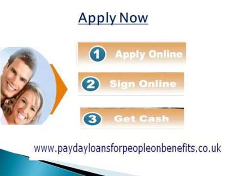 Customized loans for people on benefit with easy process