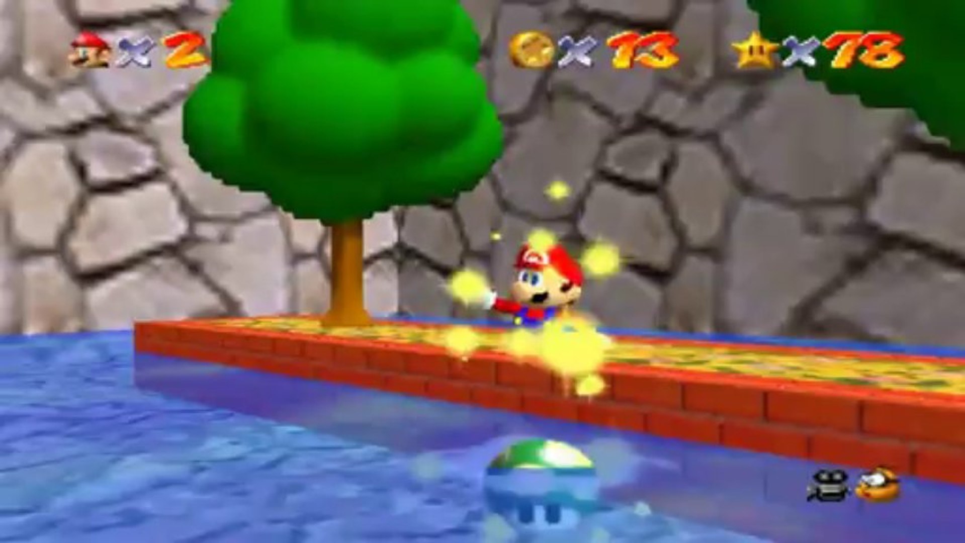 Super Mario 64 Monde Trempe Seche Etoile 5 Pieces Rouges Ville Engloutie Video Dailymotion