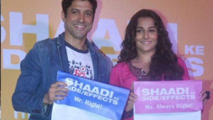 Shaadi Ke Side Effects Trailer Launch | Farhan Akhtar, Vidya Balan