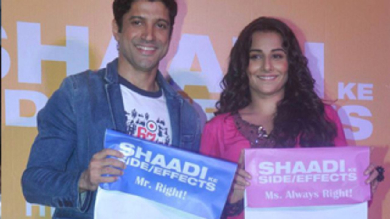 Shaadi Ke Side Effects Trailer Launch | Farhan Akhtar, Vidya Balan