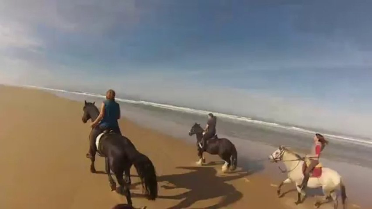 Journée ¨Plage à cheval Cap Ferret (20/10/13)