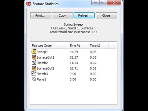 How to Create a Spring,, SolidWorks 2012, using Sweep Revolve,, Tutorial HD