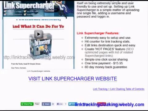 LINK CLOAKING + LINK TRACKING