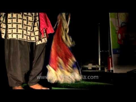 Rajasthan's pride - Puppet dance show during Durga Puja celebrations at CR Park, Delhi