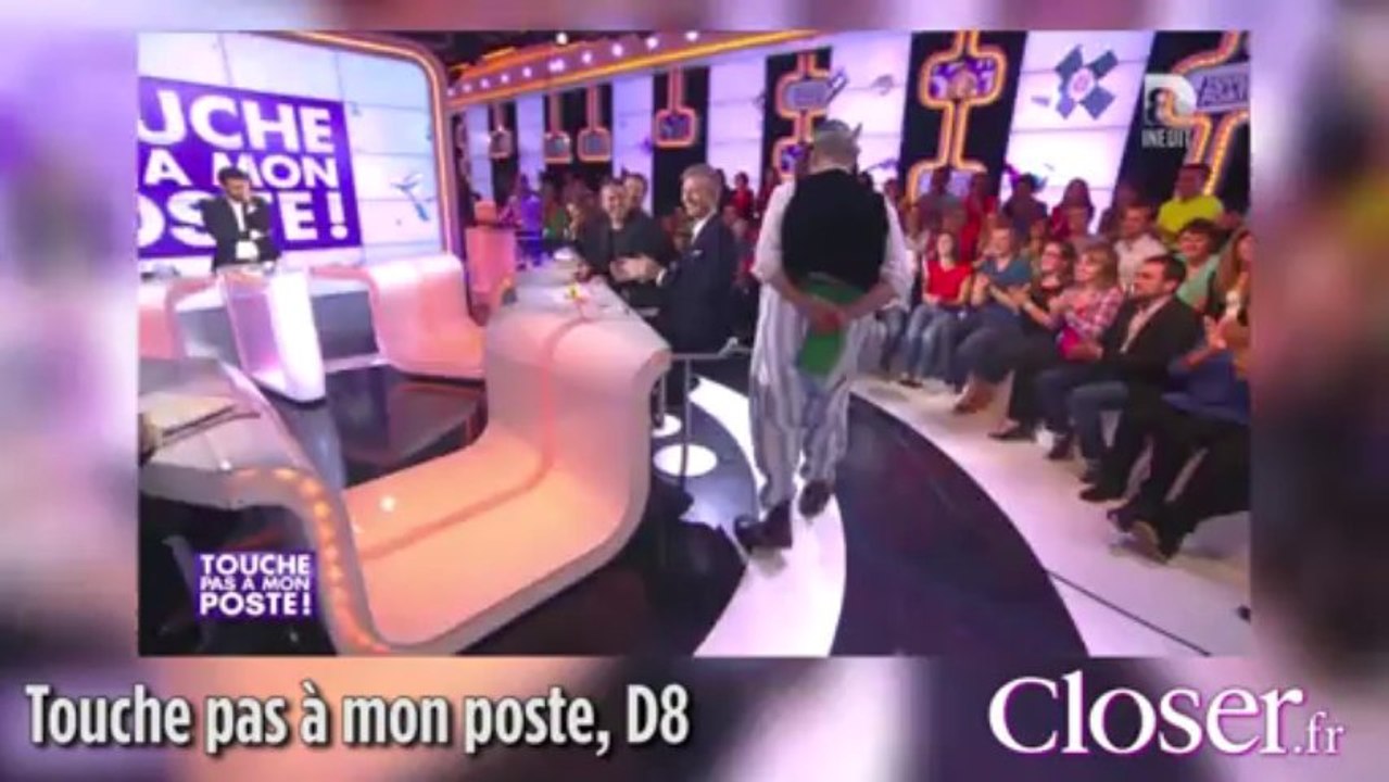 Gérard Louvin déguisé en Obélix dans Touche pas à mon poste