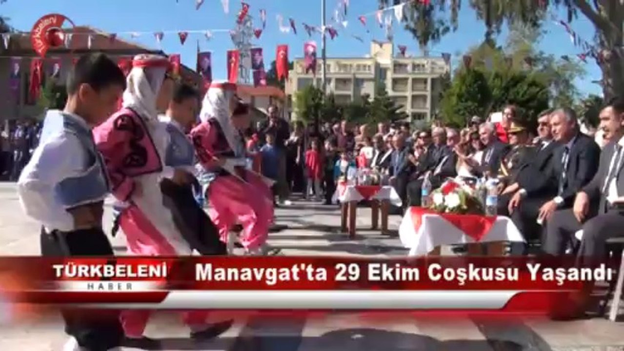 Manavgat'ta 29 Ekim Coşkusu Yaşandı
