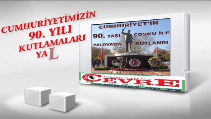 CUMHURİYET BAYRAMI YALOVADA KUTLANDI