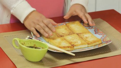 Pan Fried Tofu with Sesame Soy Sauce