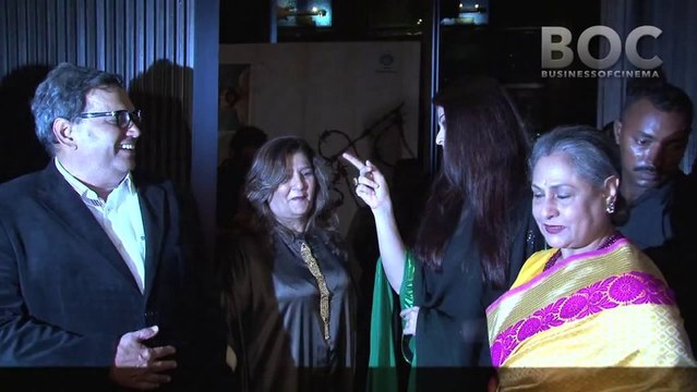 Aishwarya Rai Bachchan, Jaya Bachchan At Subhash Ghai's Bash - 2013