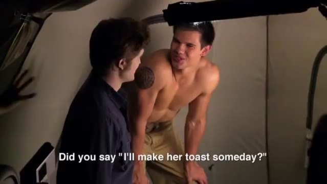 ###More Twilight Bloopers DVD- Rob and Taylor Crack Up Filming the Eclipse Tent Scene R_F