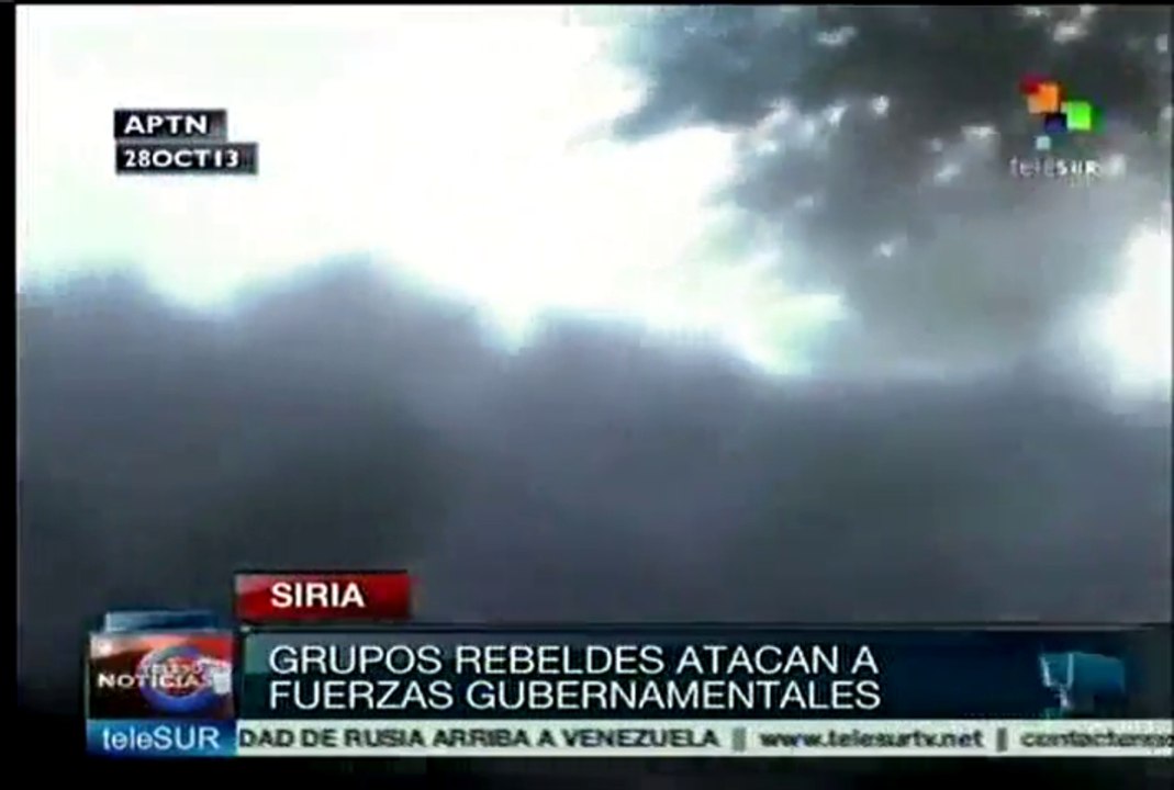 Grupos rebeldes sirios atacan a las fuerzas gubernamentales