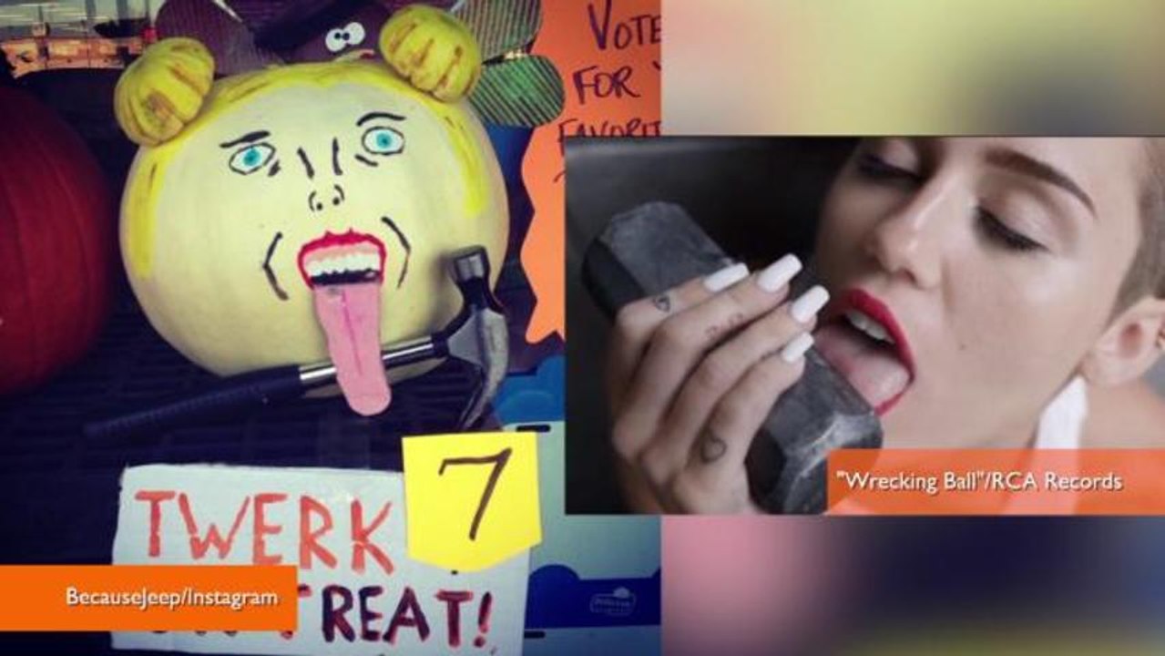 Miley Cyrus Pumpkins Spark Halloween Craze