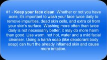 Home remedies for acne- ACNE TIP #1 - Acne Solutions