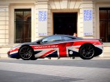 La McLaren MP4 12 s’improvise Union Jack