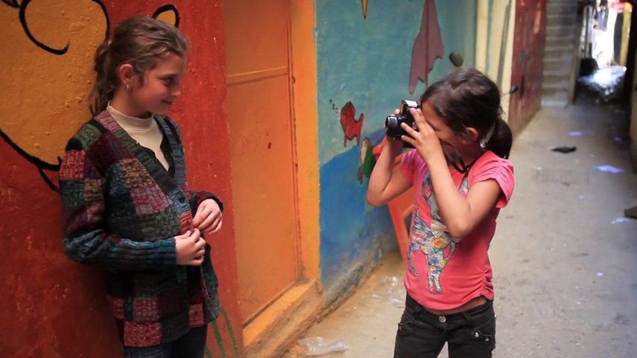 Photographie participative avec des enfants palestiniens