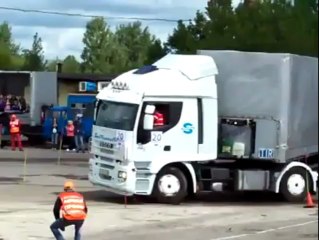 Entraînement intensif pour conducteur de poids lourd