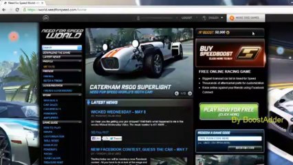 [WITH PROOF]Need for Speed World - Boost Generator v1.7[Update October 2013]