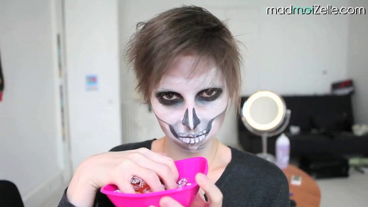 Tuto Tête de Mort - Halloween