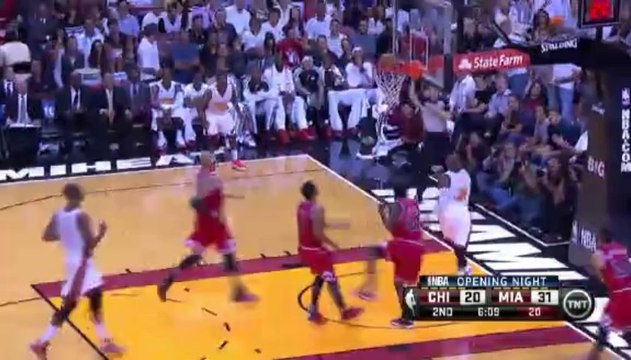 James Wade 組合! James 遠距離彈地傳球，Wade接應上籃 And 1 !